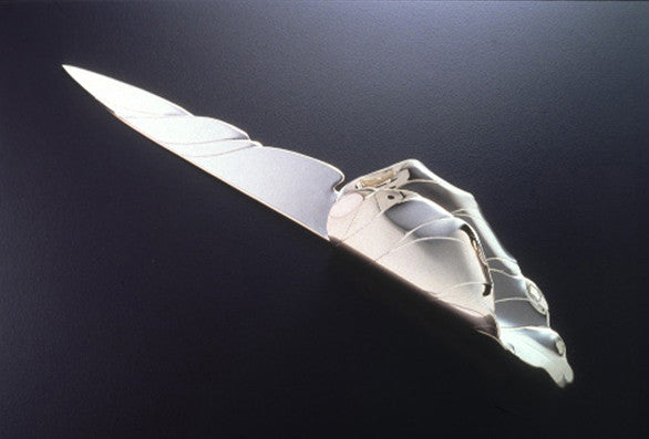 Sterling silver catalpa letter opener