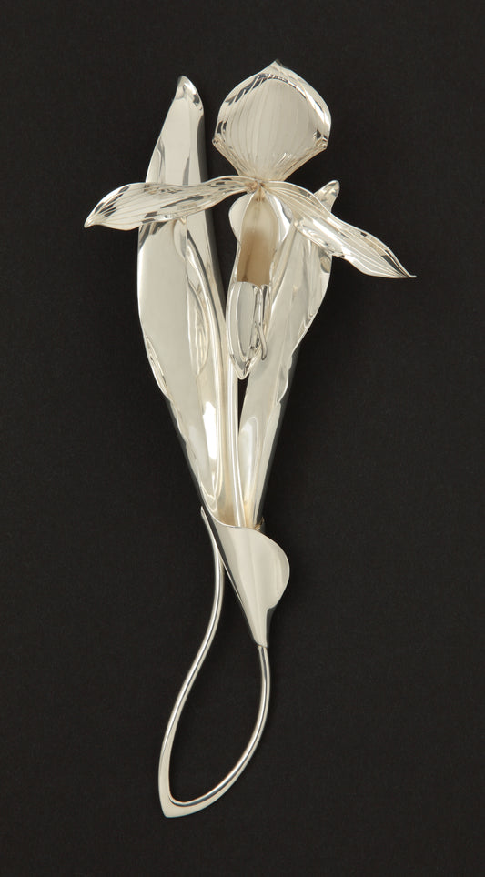 Lady Slipper Orchid table ornament
