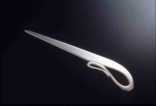 Sterling silver Leek Leaf letter opener
