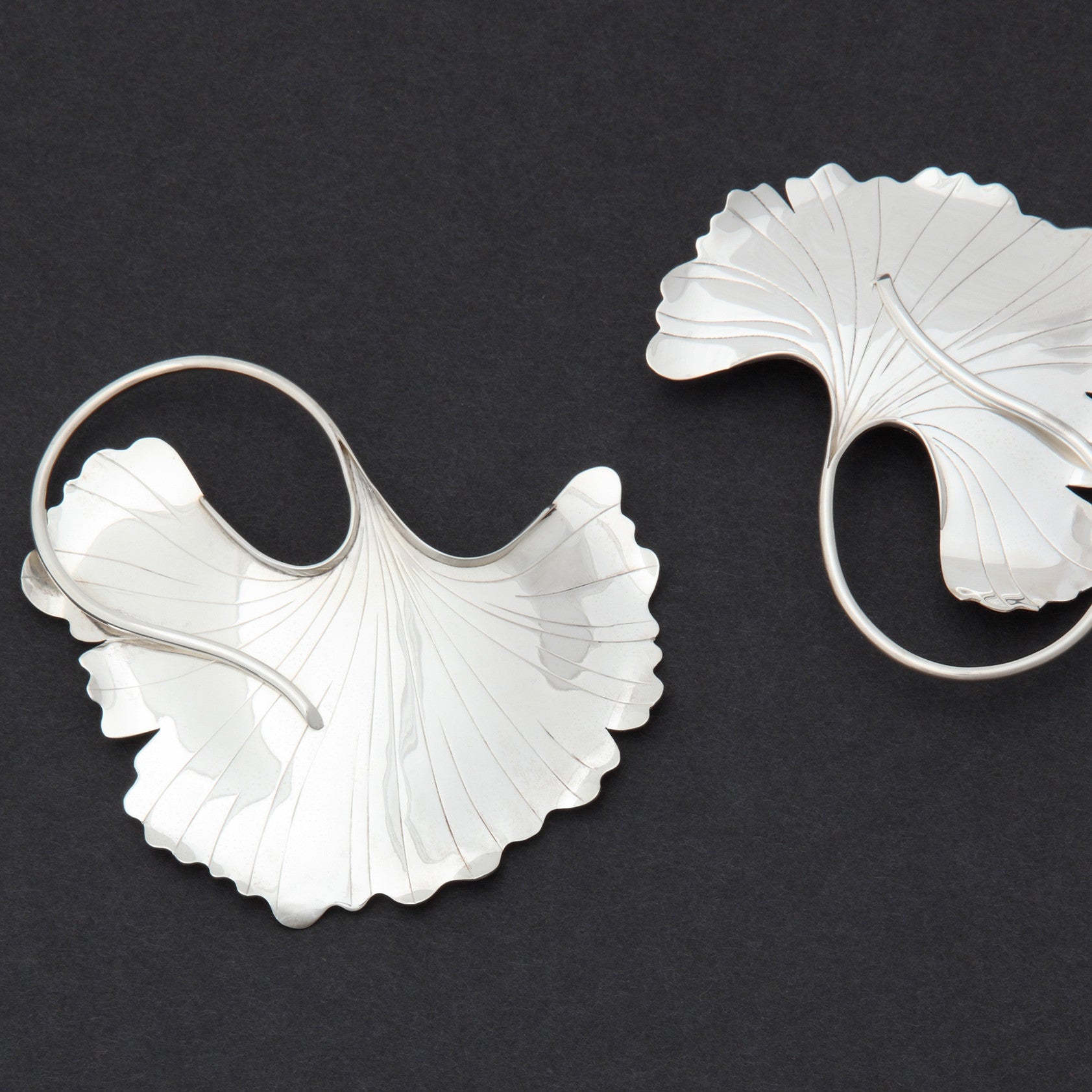 Ginkgo Leaf brooch