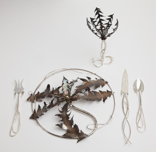 Dandelion table setting