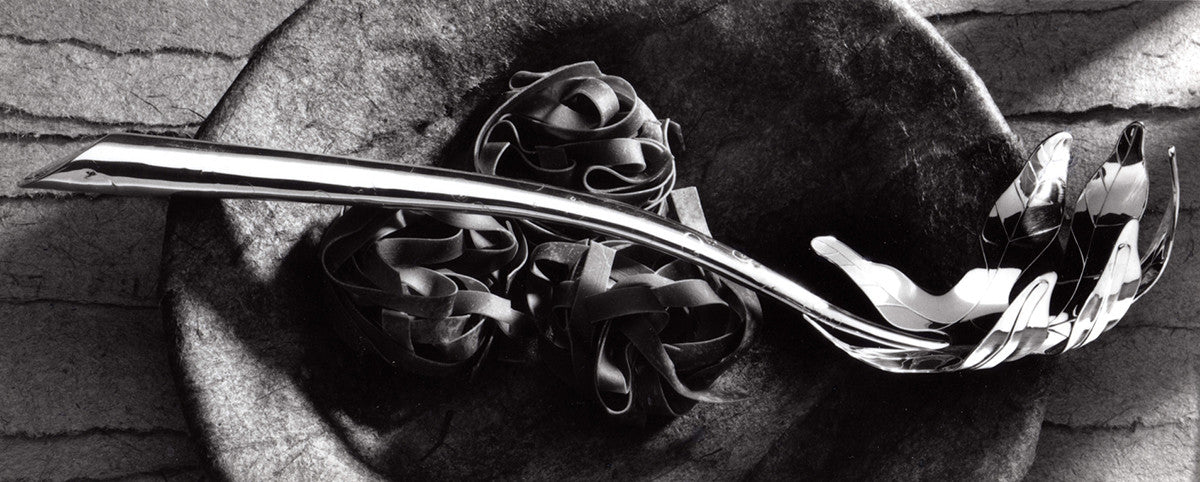 Sterling silver Bread fruit pasta server