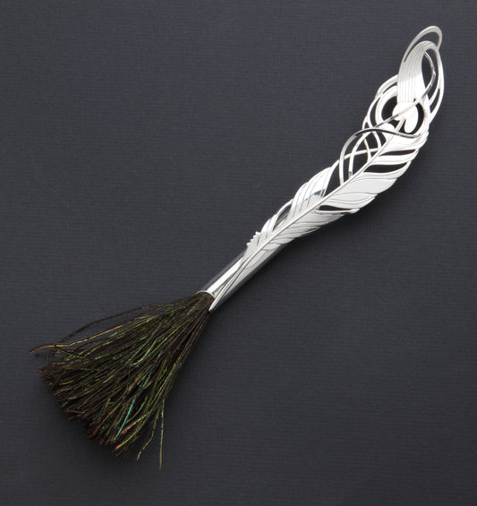 Peacock Feather wand tickler