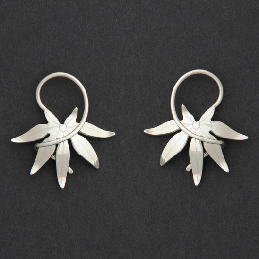 Sterling silver Japanese Maple earrings