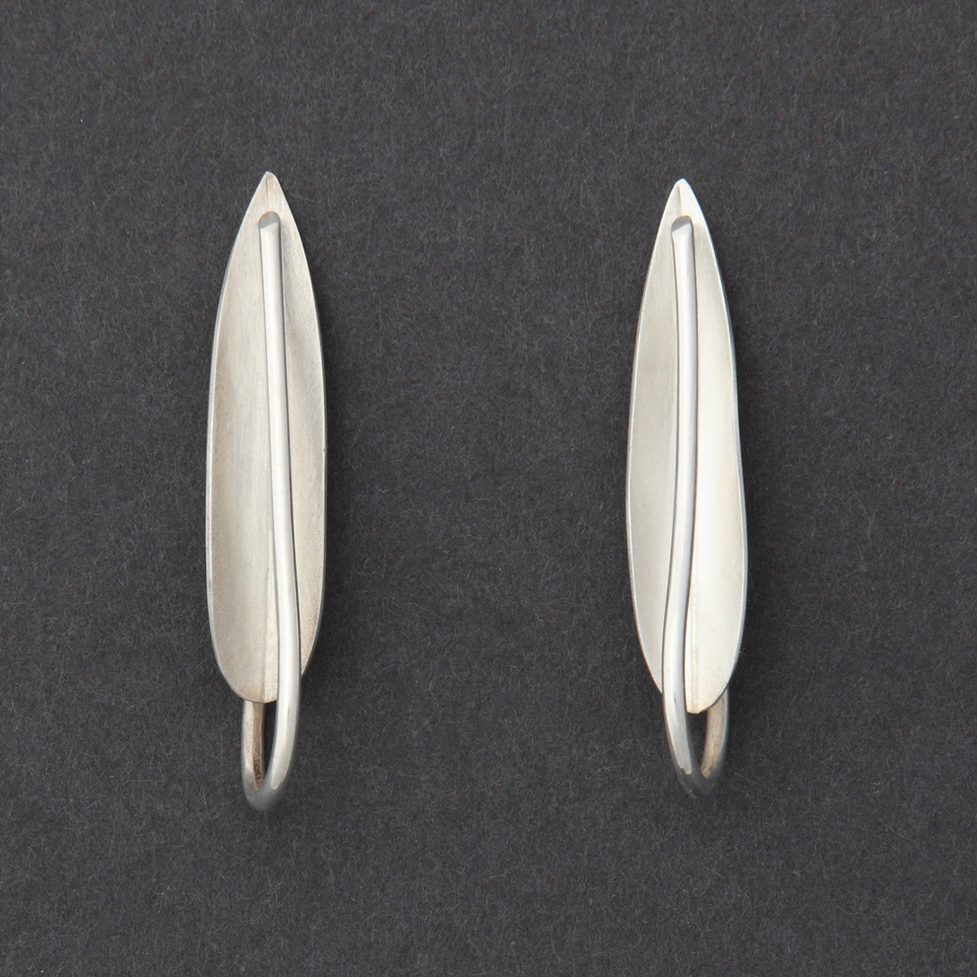 Sterling silver Olive Leaf earrings