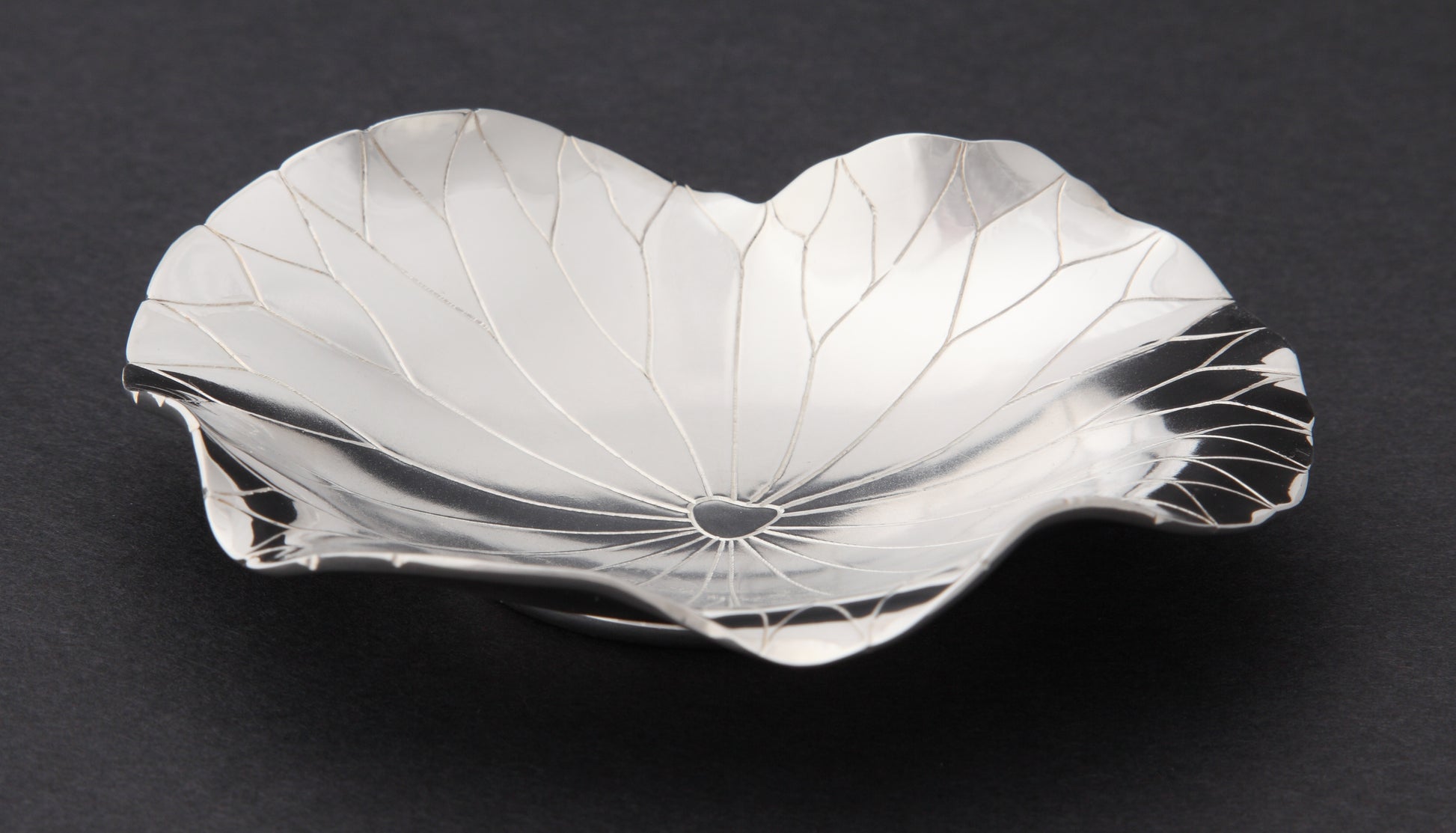 Sterling Silver Water Lily Bowl Handmade by Robyn Nichols